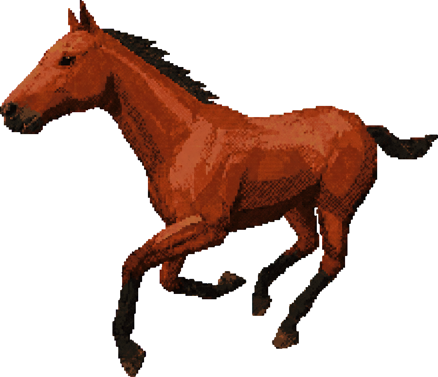 Gallop horse mascot